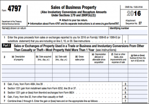 Form 4797 – Sale of Assets: The Good, The Bad and The Ugly