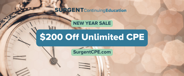 Surgent CPE New Year Sale 2025